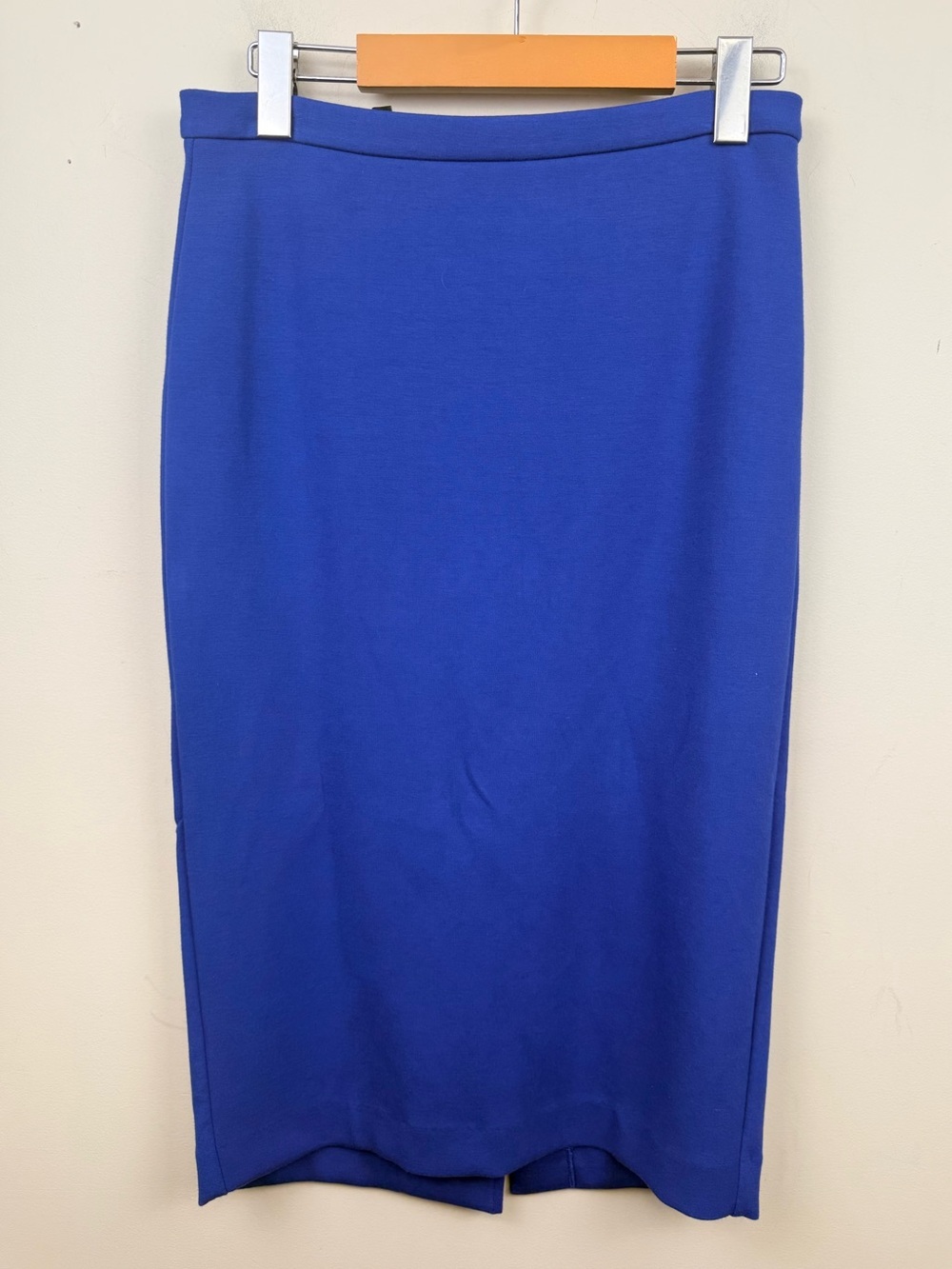 Judith & Charles blue pencil midi skirt 4